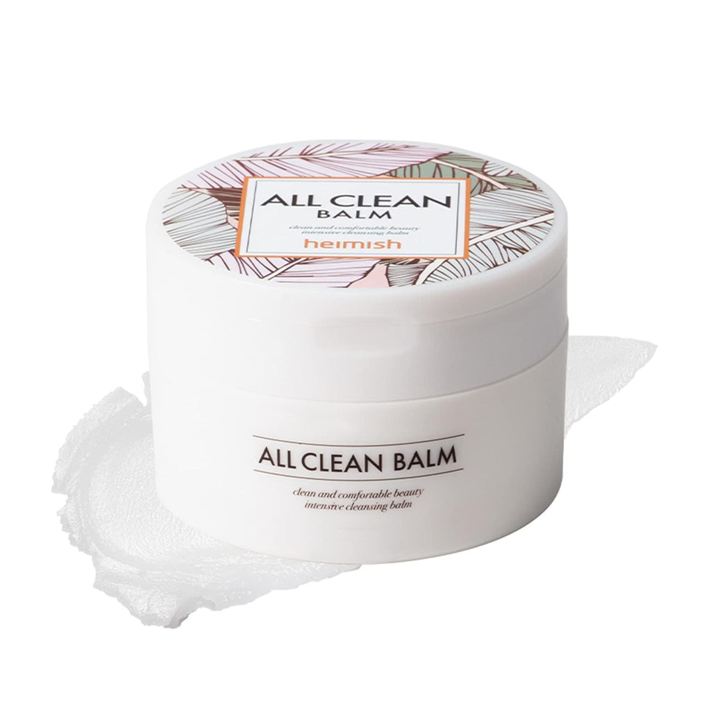 HEIMISH All Clean Balm 4.0fl.oz/120ml - Multi-Purpose Cleansing Balm | Makeup Remover Face Wash Pore Care Blackhead Care Moisturizer | Natural Aroma Oil Balm-to-Oil Formula | Korean Skincare